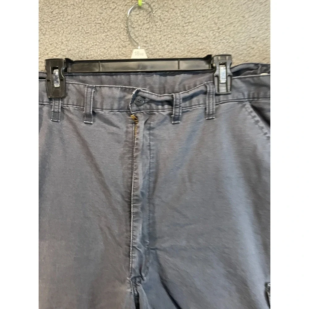 Wrangler‎ Authentic Issue Cargo Shorts Charcoal Gray Big & Tall Men's Size 48